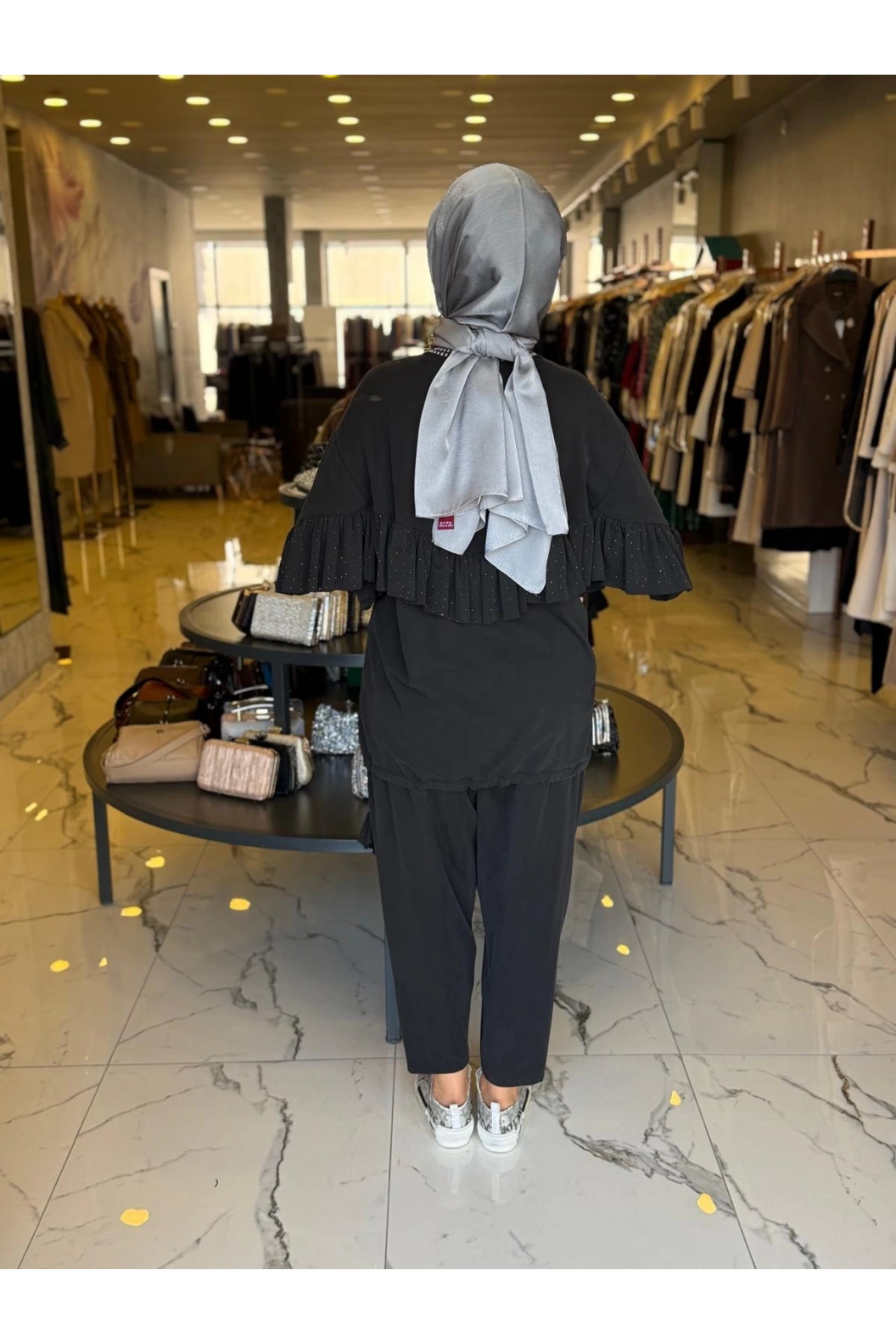 SOLİS-İKİLİ TENSEL TAKIM SİYAH