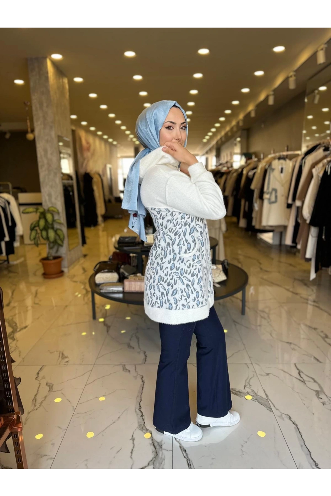 SOLİS-ÖRME KAP MAVİ