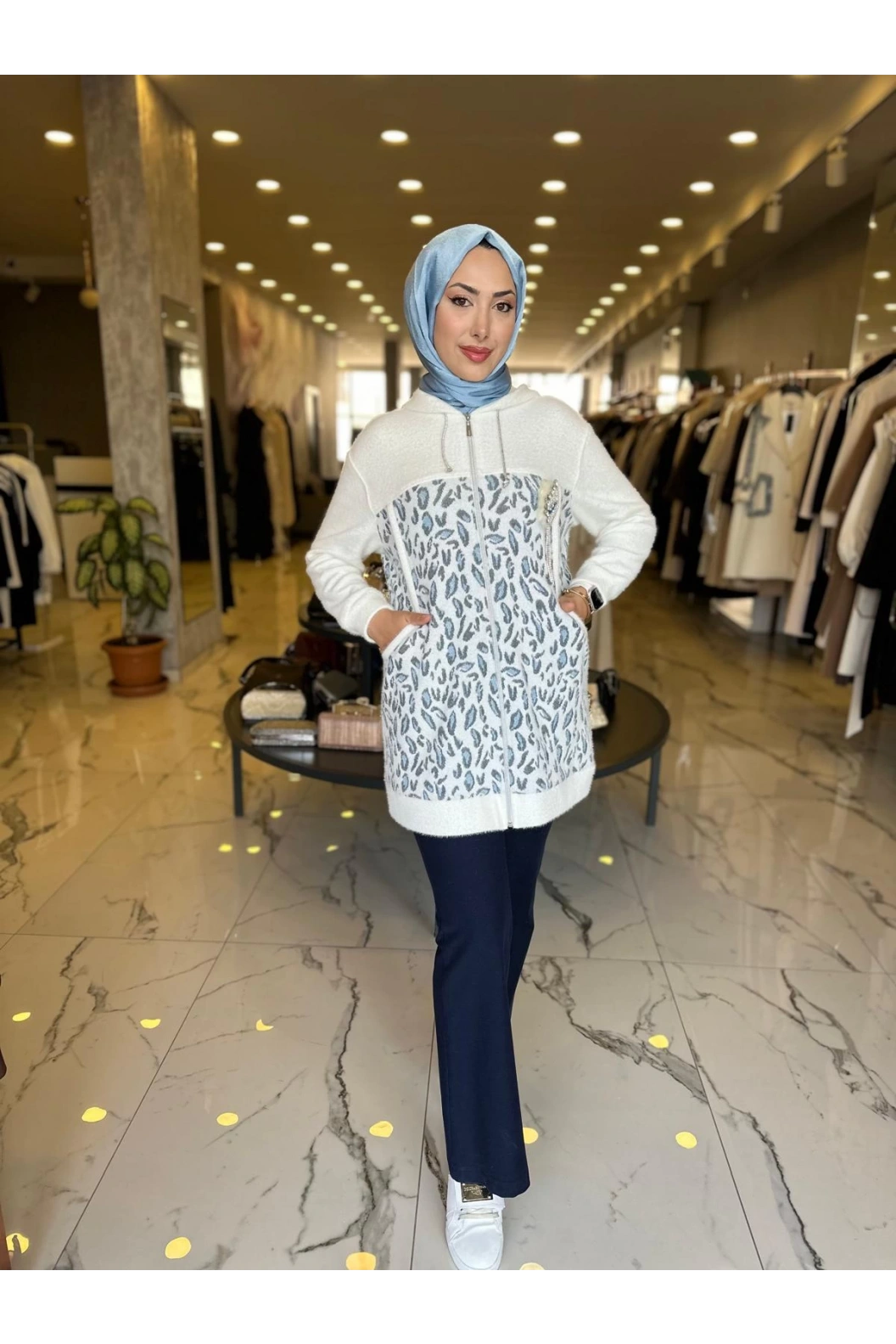 SOLİS-ÖRME KAP MAVİ