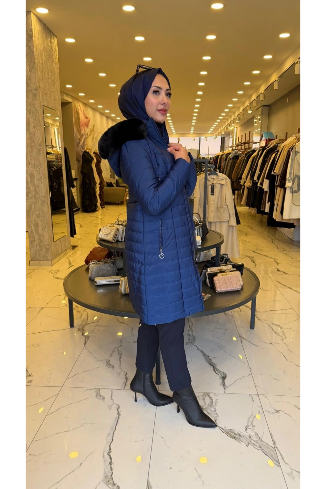 TRENÇ-SPOR KAPİTONE KABAN LACİVERT