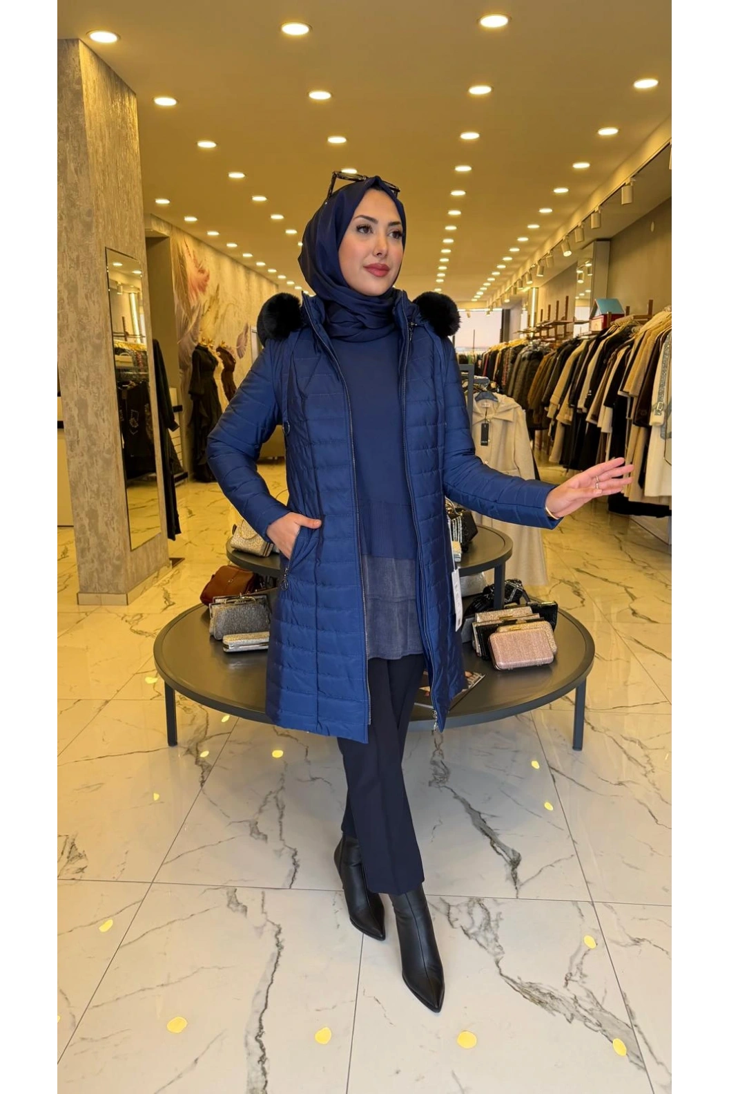 TRENÇ-SPOR KAPİTONE KABAN LACİVERT