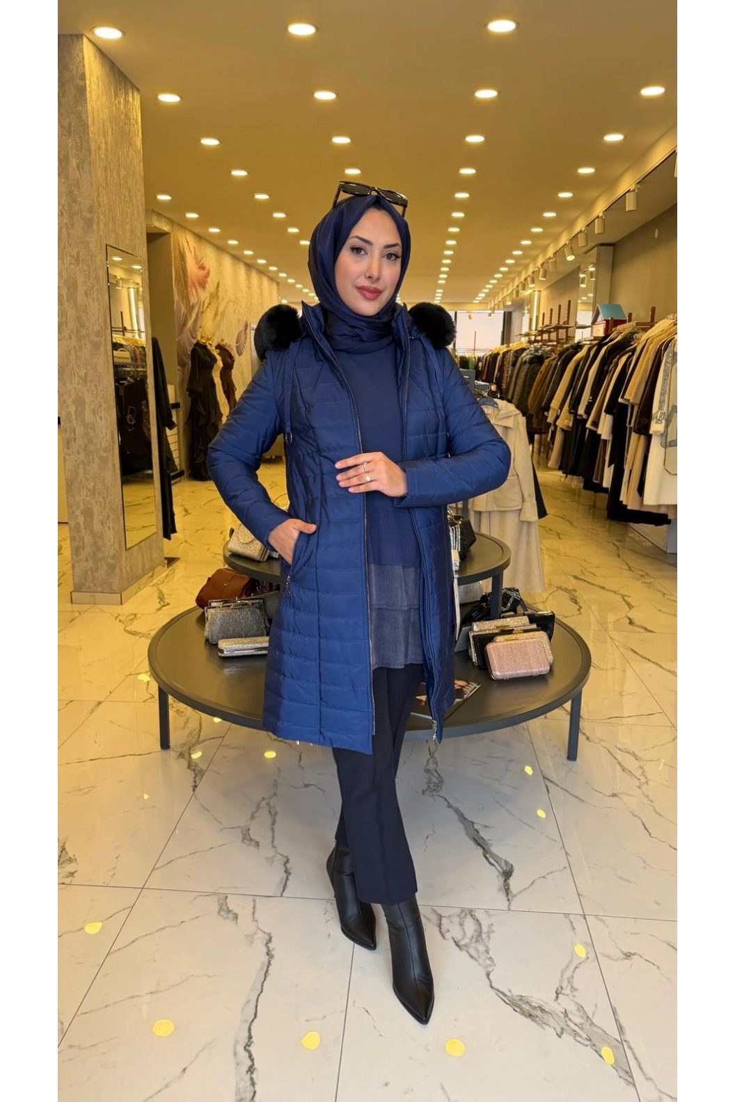 TRENÇ-SPOR KAPİTONE KABAN LACİVERT