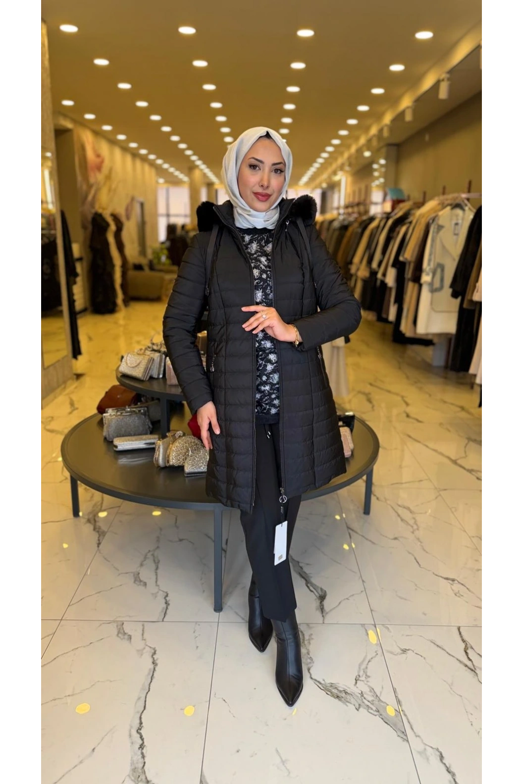 TRENÇ-SPOR KAPİTONE KABAN SİYAH