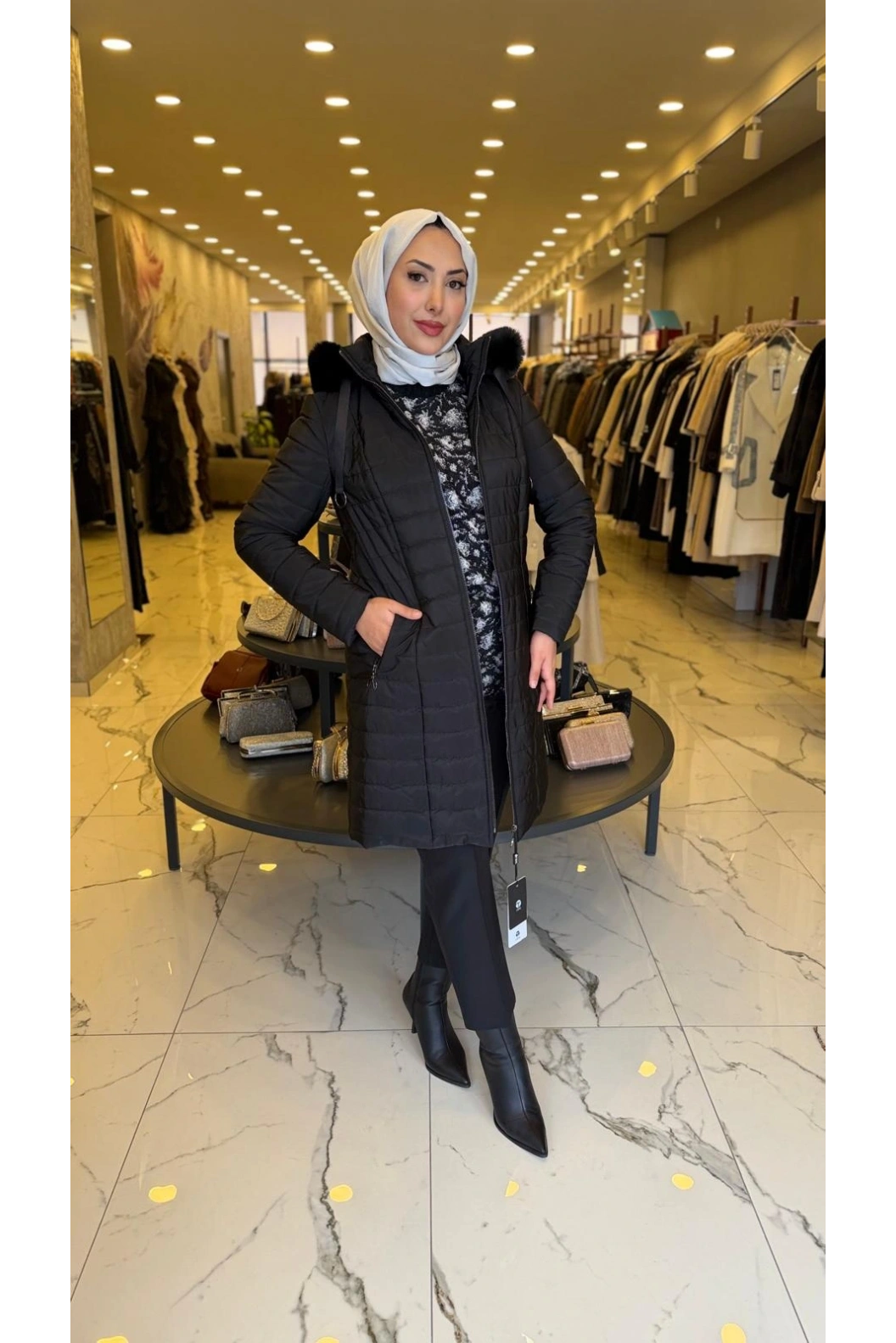 TRENÇ-SPOR KAPİTONE KABAN SİYAH