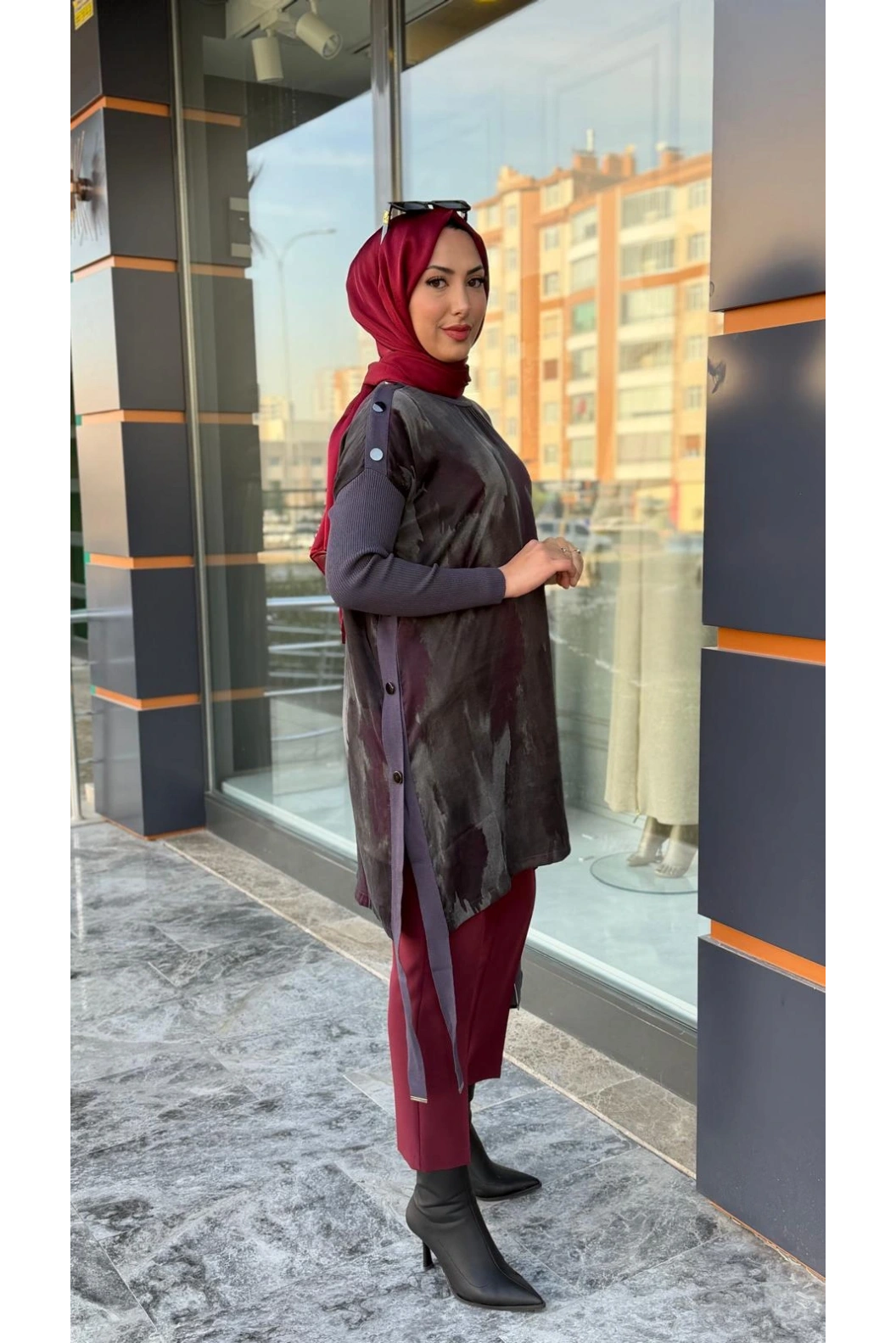 VİVO-KUPRA TUNİK LİLA