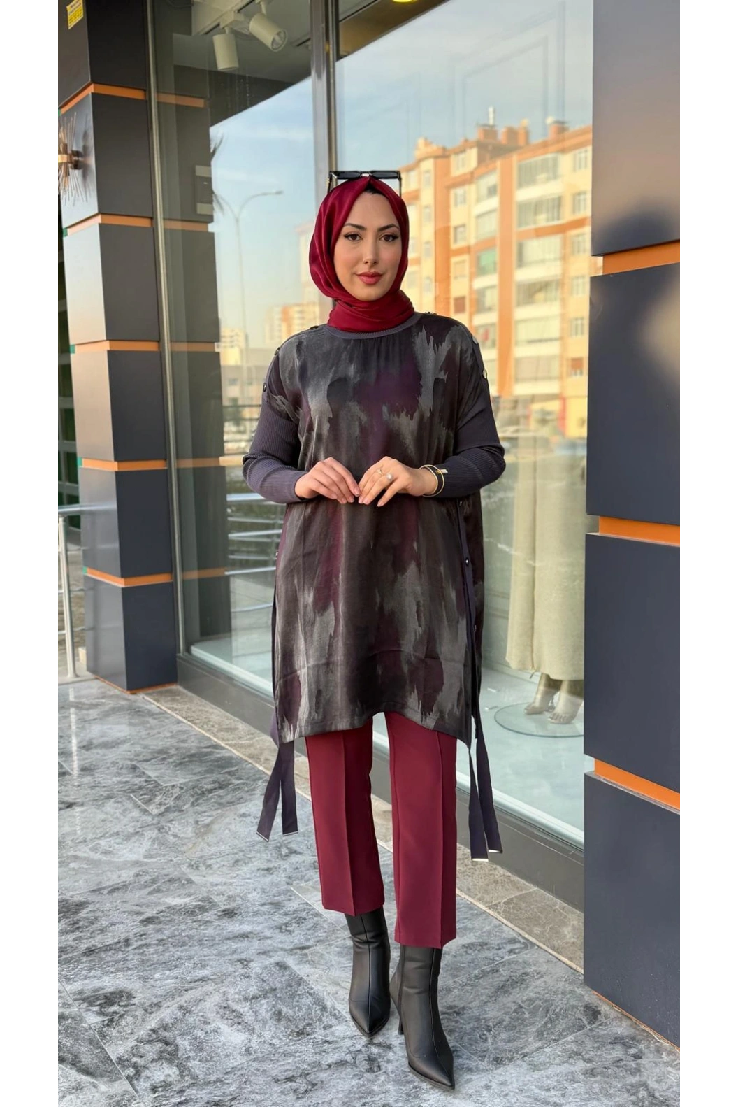 VİVO-KUPRA TUNİK LİLA