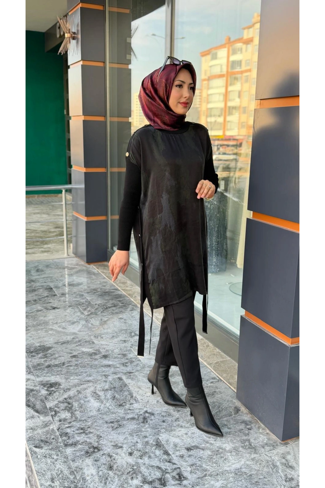 VİVO-KUPRA TUNİK SİYAH