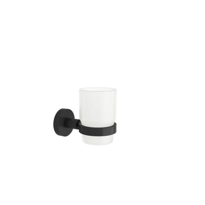 KALE BANYO D100 Diş Fırçalık Mat Siyah - 410200602860