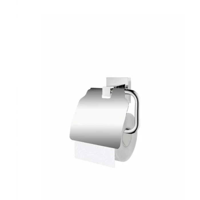 Kale Banyo K100 Kapaklı Tuvalet Kağıtlığı - Krom - 410200600286
