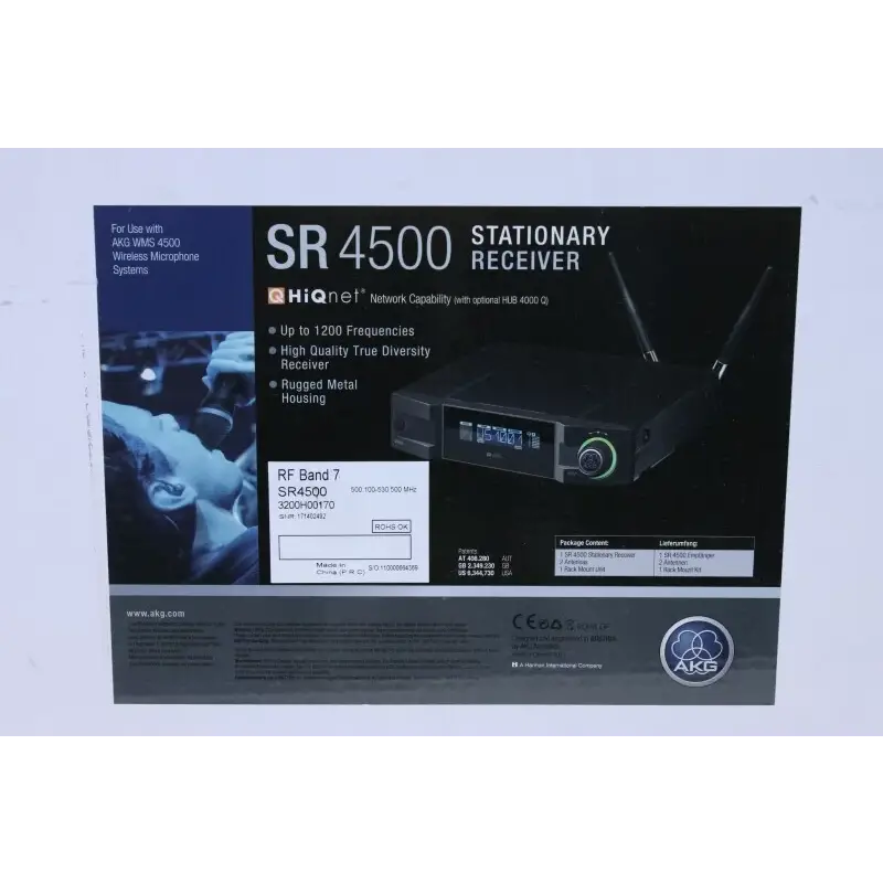 Akg SR4500 System Receiver (650.100-680.000 Mhz)