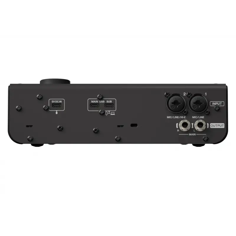 Yamaha URX22 USB Audio Interface with Touchscreen Ses kartı, 4-in/2-out USB-C