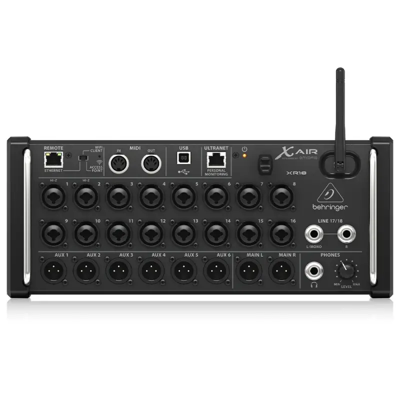 Behringer X-AIR XR18 18 Kanal Dijital Mixer, Tablet Kontrollü
