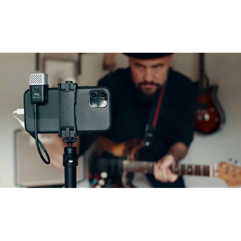 IK Multimedia iRig Mic Cast 2 Ultra-Kompakt Mikrofon (iOS& Android)