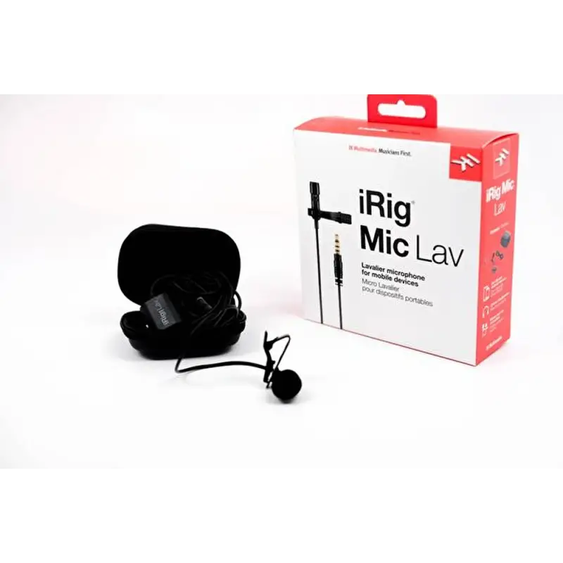 IK Multimedia iRig Mic Lav Lavalier / Lapel / Clip-On Mikrofon (iOS& Android)