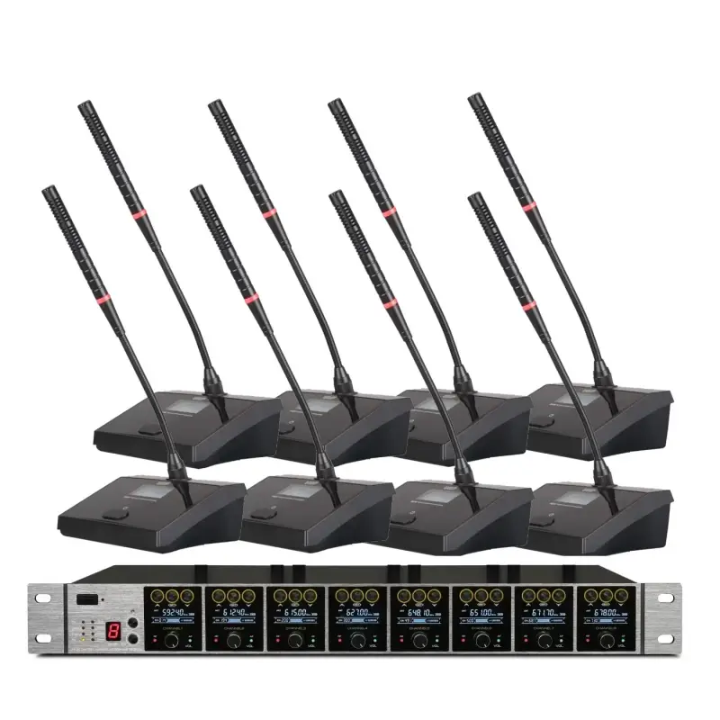 K.Meister UW-3800 8 Mikrofonlu Kablosuz Set (Kendi Setini Oluştur )