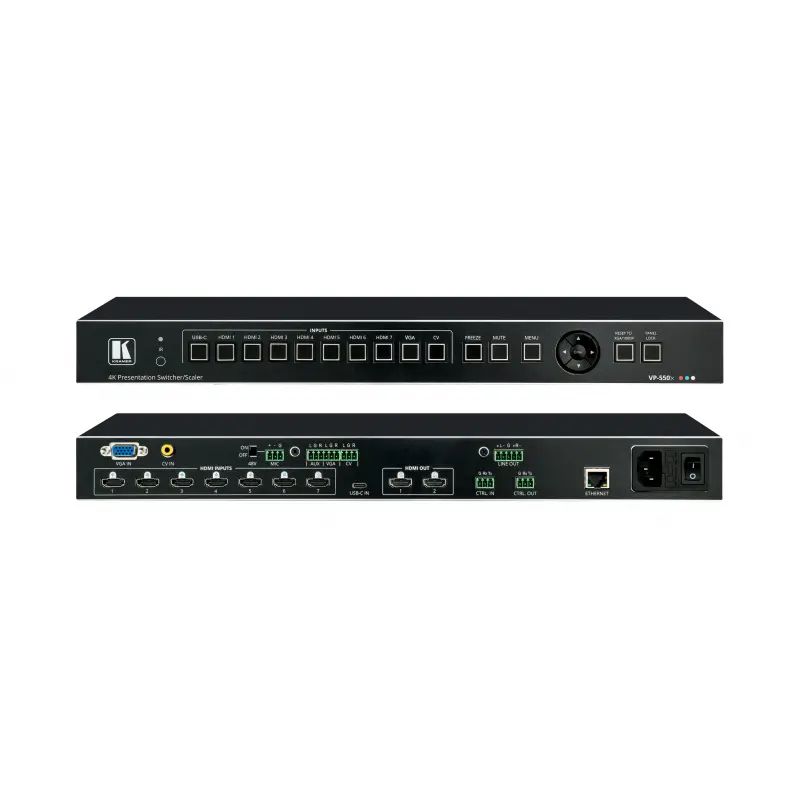 Kramer VP-550X 10–Input 4K HDR HDMI Presentation Switcher/Scaler