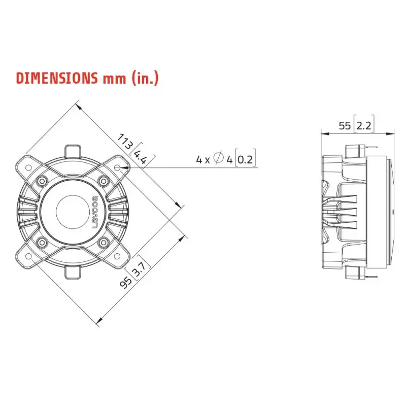 Lavoce Df10.10l 1 inç Driver