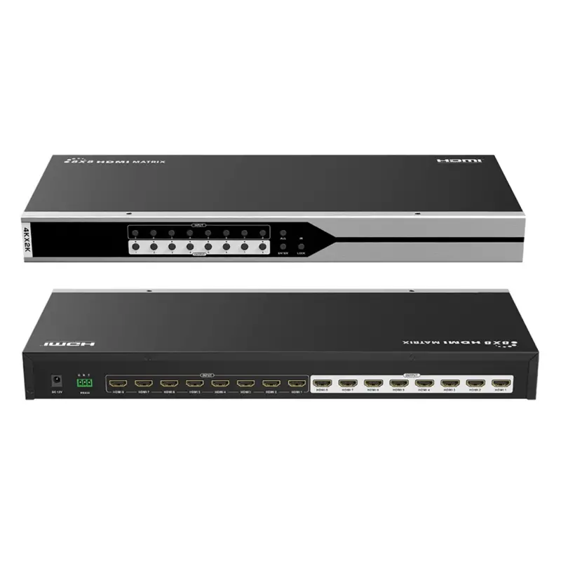 LENKENG LKV818 8x8 HDMI Matrix Switcher, 1.4, 4K×2K @ 30Hz