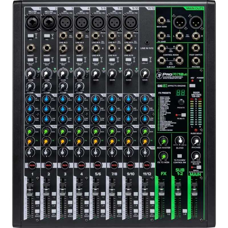Mackie PROFX12V3 12-Kanal USB Mikser