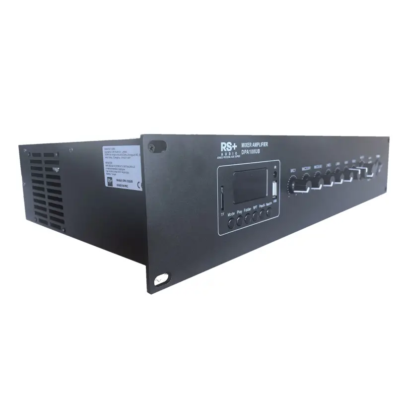 RS Audio DPA 100UB Mikser Amfi 60W/100V Bluetooth USB Radyo