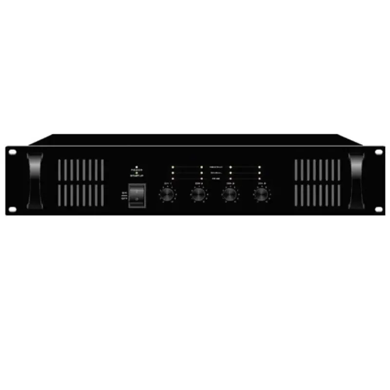 RS AUDIO DPA 4500 Power Amfi, 4x500W 100V