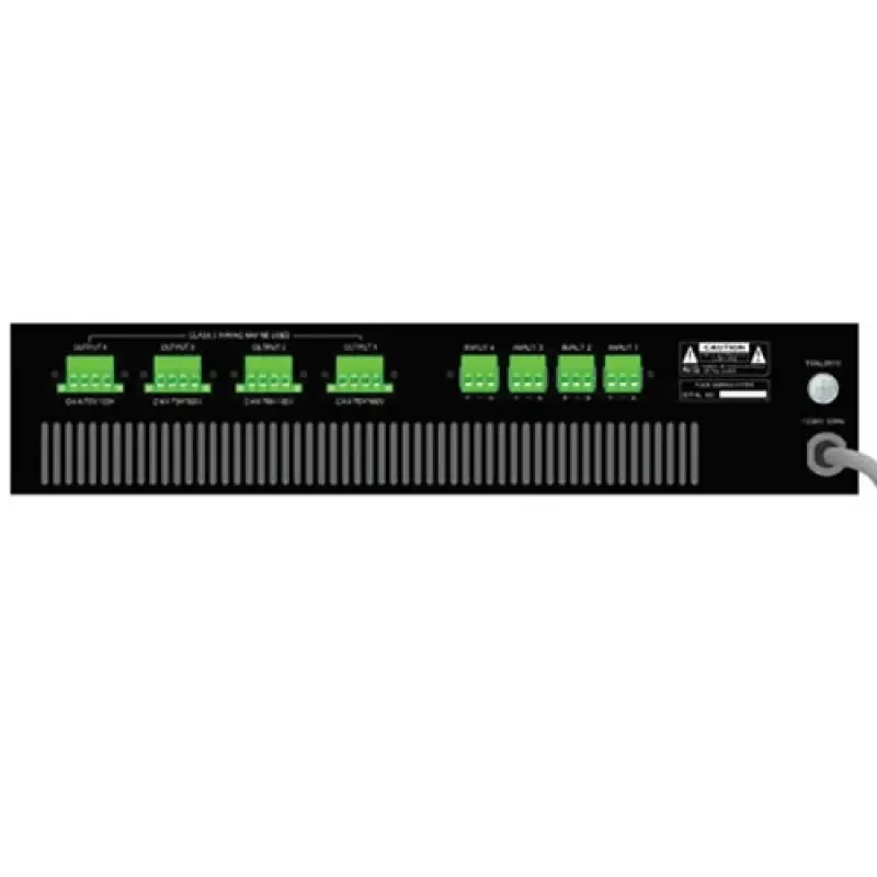 RS AUDIO DPA 4500 Power Amfi, 4x500W 100V