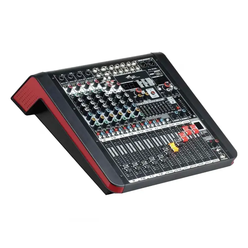 SSP PM 808L 8-kanal Powermixer 2x650W, Bluetooth, Usb, Recorder, Efekt