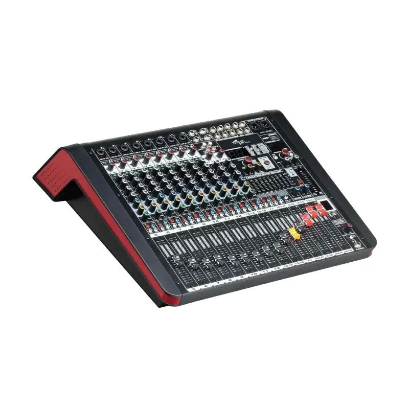 SSP PM 812L 12 Kanal Powermixer 2x650W,  Bluetooth, Usb, Recorder, Efekt