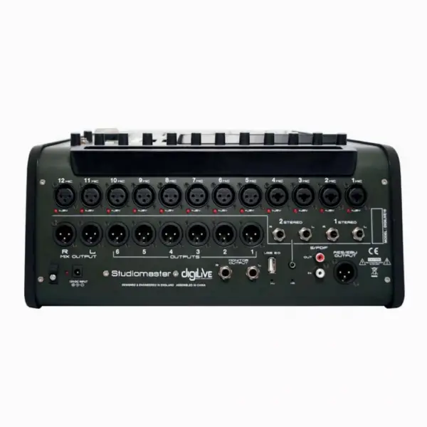 Studiomaster Digilive16 Dijital Mikser 16-kanal 8 Out 6 Aux