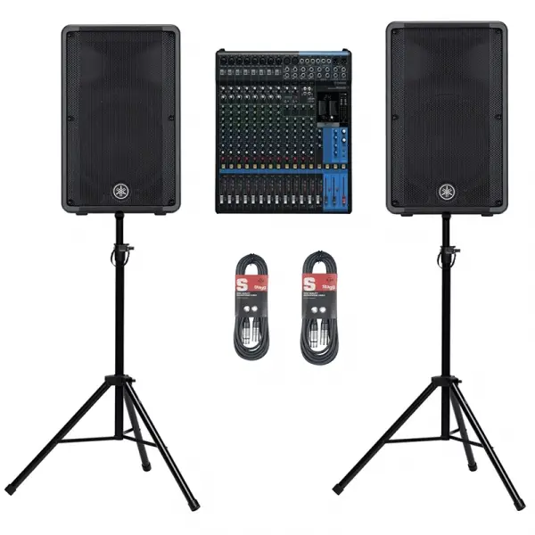Yamaha MD-1615 Yamaha Ses Sistemi (Özelleştirilebilir Bundle) MG16X Mikser + DBR15 Hoparlör