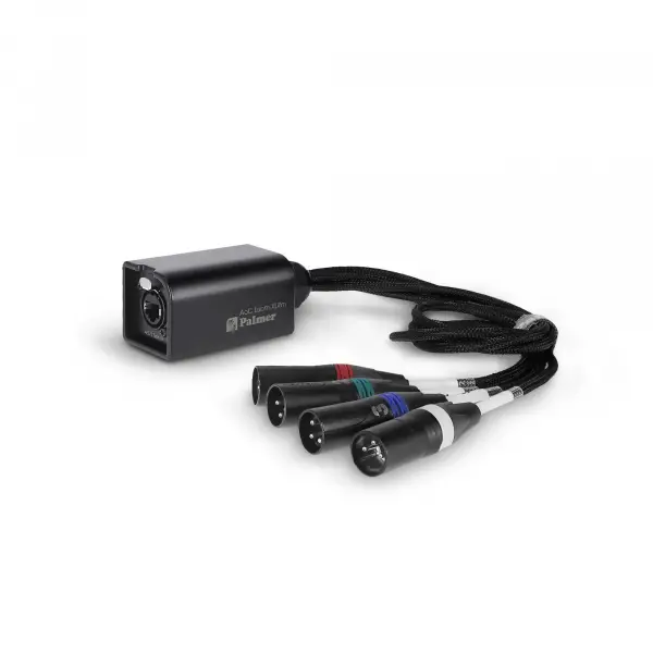 Palmer AoC Loom XLRm 4 Kanal Erkek XLR to RJ45 CAT5/CAT6 Ethernet Extender