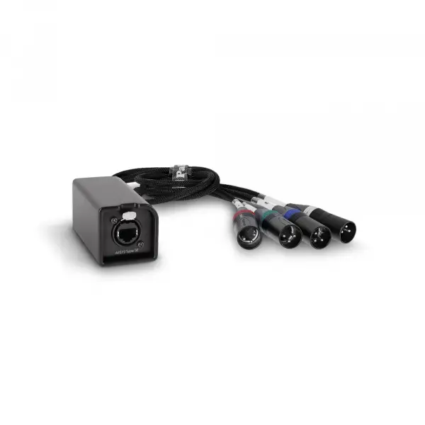 Palmer AoC Loom XLRm 4 Kanal Erkek XLR to RJ45 CAT5/CAT6 Ethernet Extender