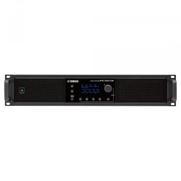 Yamaha PC412-DI DANTE Power Amfi 4x1200W at 8-ohm,  100V/70V, 16ch Dante