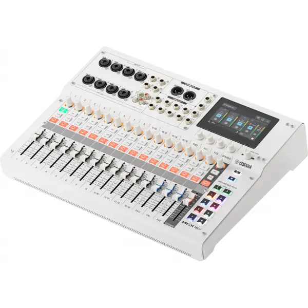 Yamaha MGX16V-W 16-kanal Dijital Ses Mikseri with 4K Video Capture / beyaz