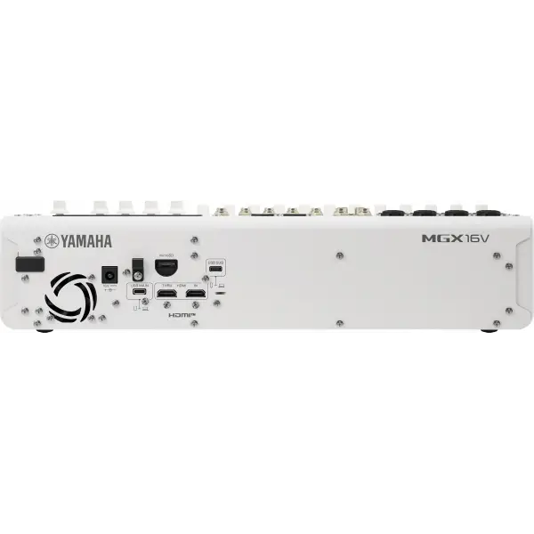 Yamaha MGX16V-W 16-kanal Dijital Ses Mikseri with 4K Video Capture / beyaz