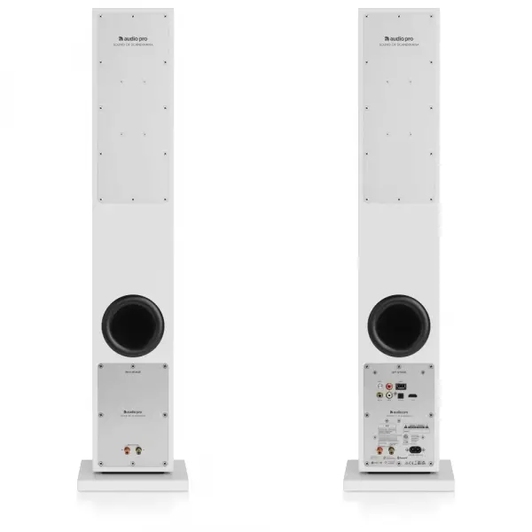 Audio Pro A38 Beyaz Aktif Kule Tipi Akıllı Ev Hoparlör Seti (Çift)