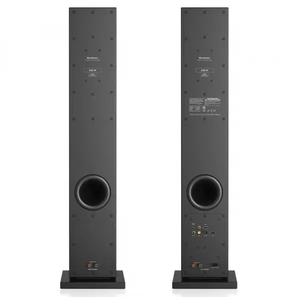 Audio Pro A38 W Siyah Kule Tipi Multiroom Akıllı Ev Hoparlörü(Çift)