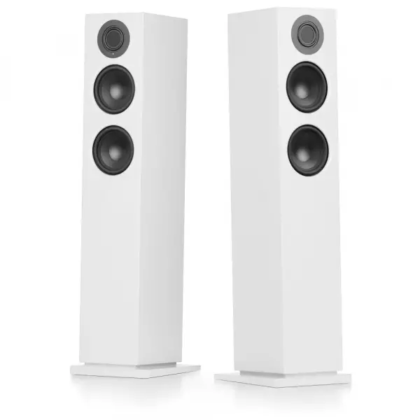 Audio Pro A48 Beyaz Aktif Kule Tipi Akıllı Ev Hoparlör Seti (Çift)