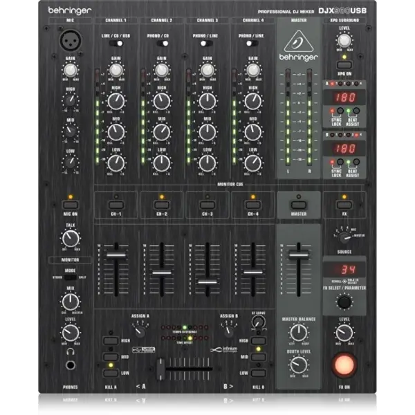 Behringer DJX900USB 5 Kanallı USB DJ Mikser