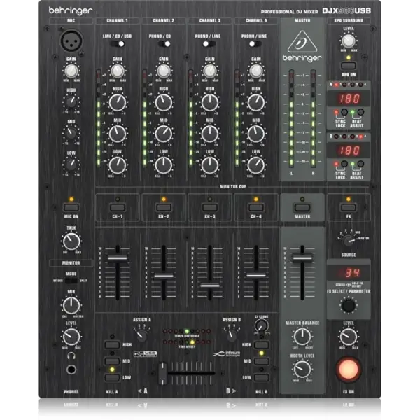 Behringer DJX900USB 5 Kanallı USB DJ Mikser