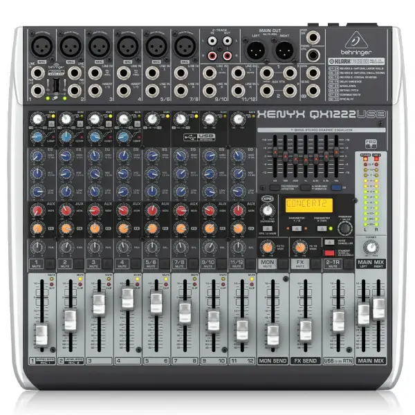 Behringer QX1222USB 8-Kanal Analog Mikser