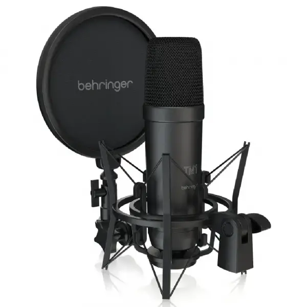 Behringer TM1 DARK EDITION Stüdyo Mikrofonu (Aksesuar Seti Dahil)