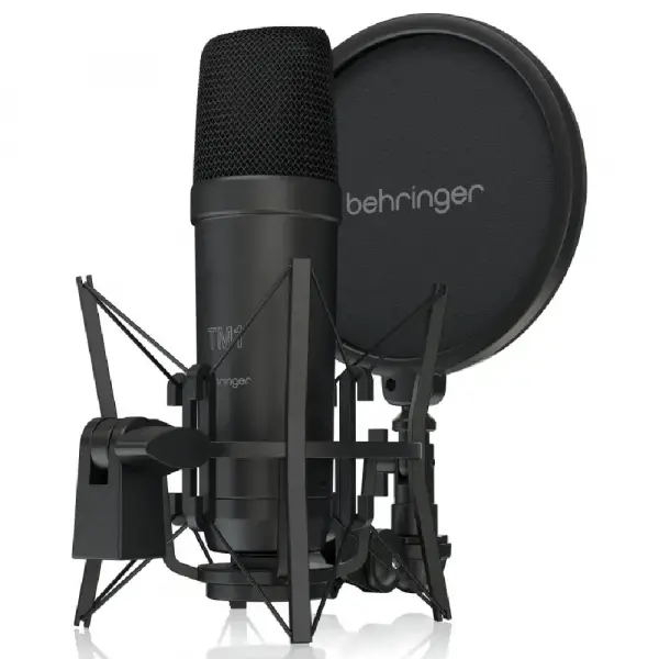 Behringer TM1 DARK EDITION Stüdyo Mikrofonu (Aksesuar Seti Dahil)