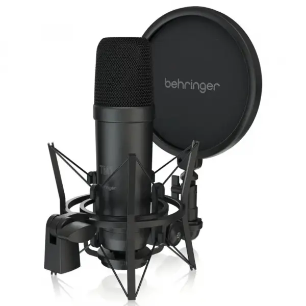 Behringer TM1 DARK EDITION Stüdyo Mikrofonu (Aksesuar Seti Dahil)