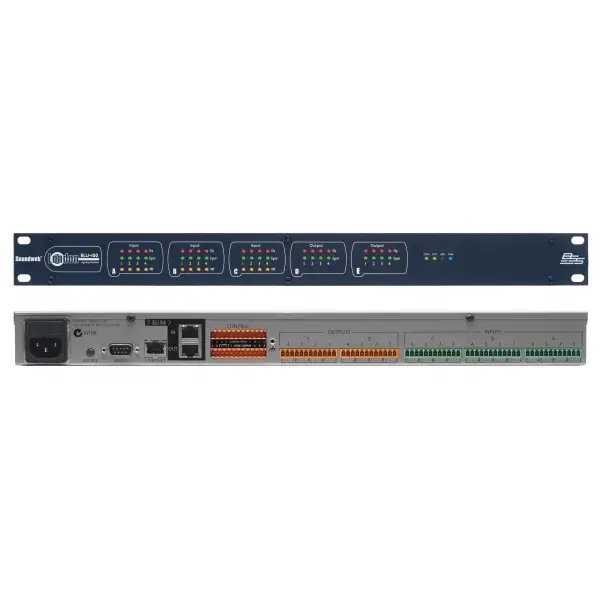 BSS BLU-100 Blue Link 12x8 Network Audio Matrix Prosesör 12-Giriş / 8-Çıkış
