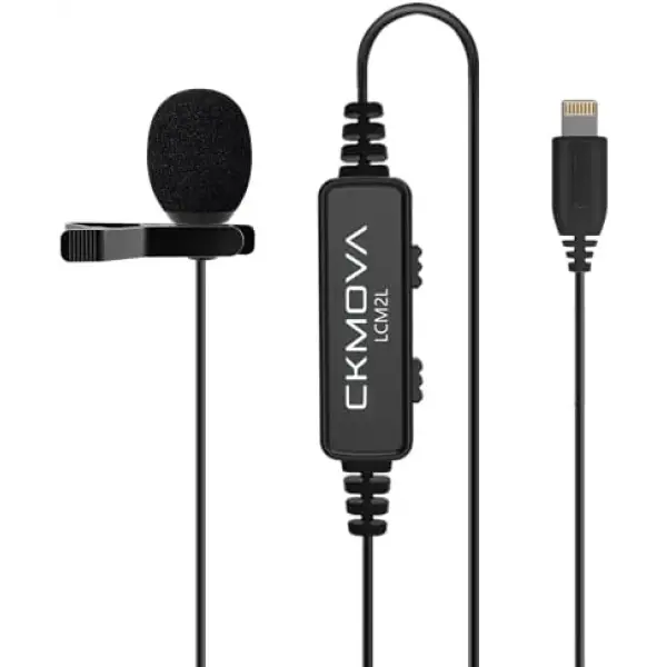CKMOVA LCM2L Iphone Ipad ve IOS için Lightning Girişli Yaka Mikrofonu
