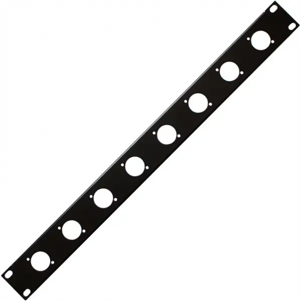 RMP8 Rack Patch Panel 8 bağlantı Şasi tip XLR, Powercon, TS konnektörler için