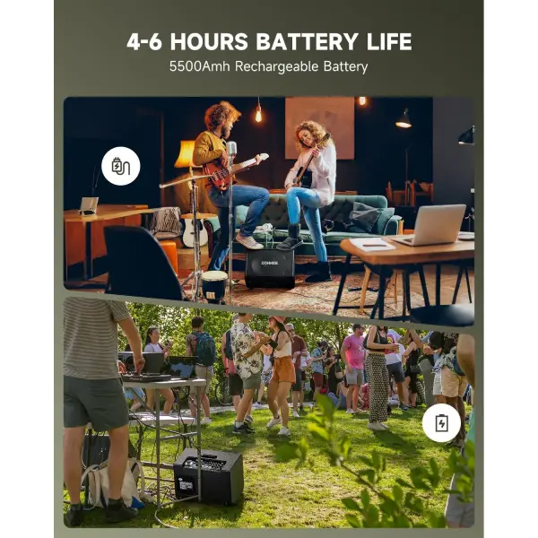 Donner MT-1 8 inç Şarjlı Mobil Hoparlör, Bluetooth 160W