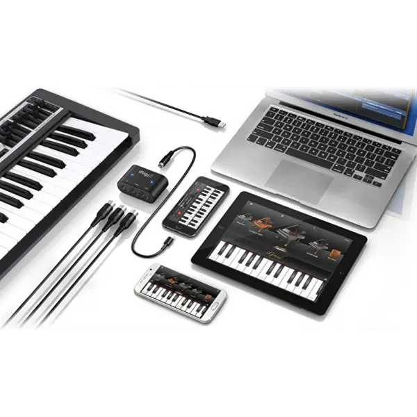 IK Multimedia iRig MIDI 2 MIDI Arabirimi (iOS, Mac& PC)