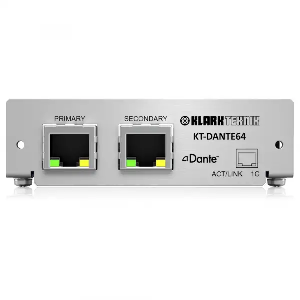 Klark Teknik KT-DANTE64 Audinate Dante Network Modül